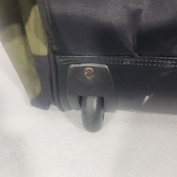 Rugged Gear Rolling Duffel Backpack 96L Green Black Wheels Travel Hiking Bag - Picture 11 of 12